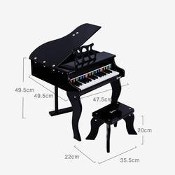 Children's toy piano 30key Kids <b>Gift</b> Toys Mini Wooden Percussion Piano Music Instrument Piano Toy for Children - Product Image 3