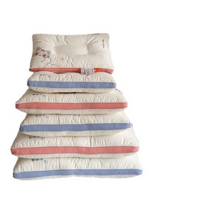 Oreiller de lit <span class=keywords><strong>parent</strong></span>-enfant en coton de classe A pour bébé chat Protection du cou <span class=keywords><strong>Aide</strong></span> au sommeil pour un usage domestique Disponible en tailles d'étudiant adulte - Product Image 6