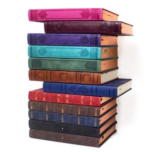 Buku Catatan Jurnal Tebal Bersampul Keras A5 Kulit Sintetis Vintage, Buku Catatan Bersampul Keras Bergaris, Buku Harian Perjalanan Tampilan Kuno - Product Image 3