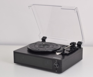 Новый дизайн, Лидер продаж, низкая стоимость, Заводская поставка, деревянный проигрыватель с беспроводным проигрывателем BT - Product Image 6