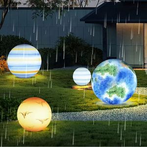 Bola de <span class=keywords><strong>planeta</strong></span> inflable con tema de fiesta espacial con colgante de luna de tierra inflable de conejo - Product Image 4