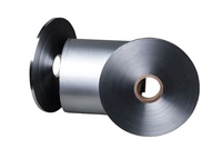 Film PET laminé en aluminium de haute qualité personnalisé de 12 microns, utilisé pour la fabrication de conduits d'air flexibles, matière première