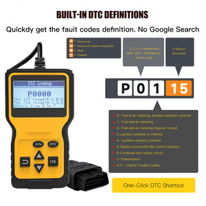 قارئ رموز OBD2 الكل في ضمان شامل لمدة سنة واحدة-مسح شامل لفحص الأخطاء DTC فحص الضباب الدخاني الإعدادية - Product Image 5