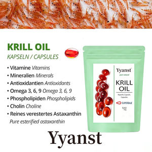 Capsules d'huile de krill antarctique OEM/ODM de haute qualité, oméga 3, gélules d'huile de poisson, favorisent la santé des articulations, favorisent la santé du cerveau. - Product Image 5