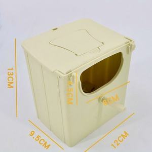 Dış ve iç kuş yetiştiriciliği/yuva kutusu çevre dostu plastik düğme kapatma ile - Product Image 3