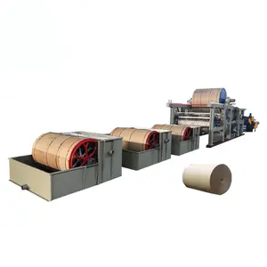 Küçük iş geri dönüşüm hamuru kraft kağıt üretimi üretim tesisi kağıt yapma makinesi üreticileri