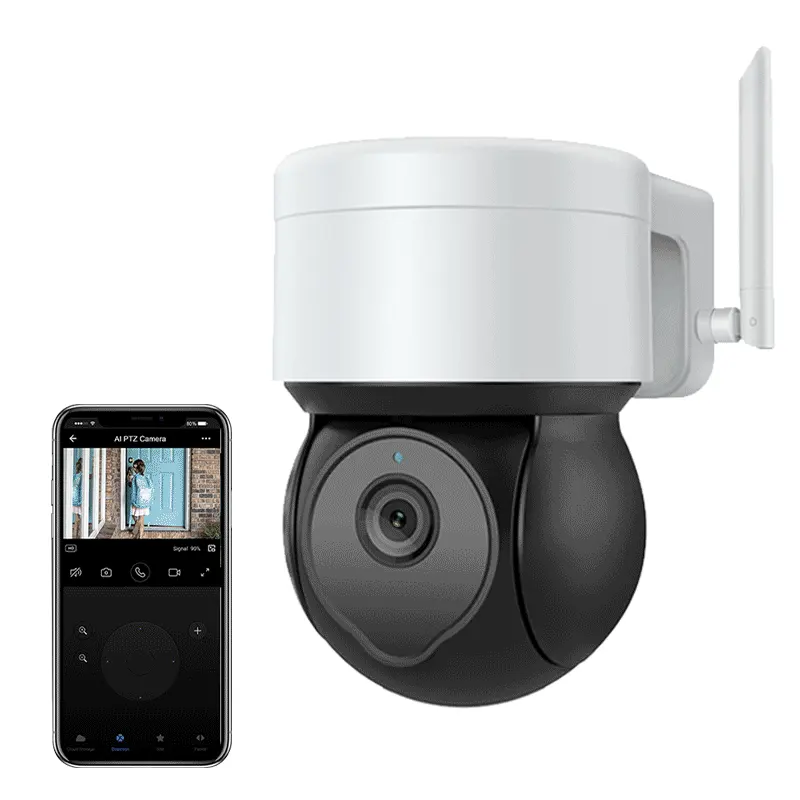 Tuya Outdoor Smart Cctv Draadloze Mini Camera Wifi Ip 1080P Twee Weg Audio Met Alexa En Google Assistent
