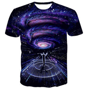 T-shirt surdimensionné pour hommes, Streetwear, en Polyester et coton, avec impression personnalisée, vente en gros, - Product Image 1