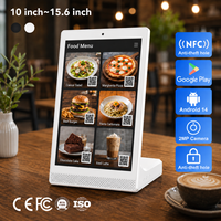 Kiosque de commande automatique pour restaurant, tablette Android 10,1 pouces en forme de L, vertical, pour menu numérique et commande par code QR