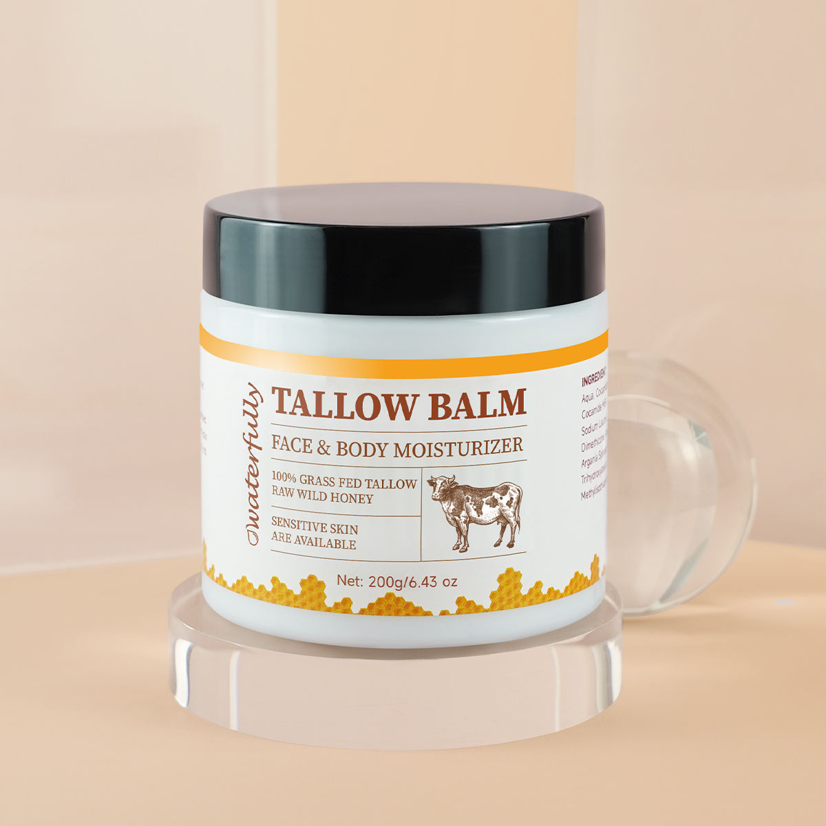 Lotion pour le corps au suif de boeuf