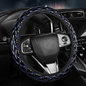 Moda caliente colorido cuero Auto accesorios 2025 Nueva cubierta del volante del coche cubierta del volante de cuero - Product Image 5