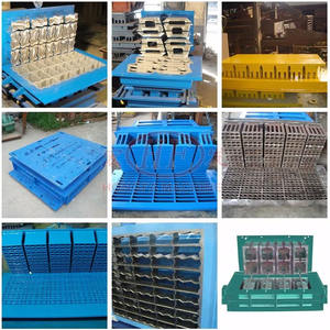 Stampo in mattoni ad incastro blocco in calcestruzzo stampo in mattoni manuale macchina per lo stampaggio di mattoni - Product Image 5