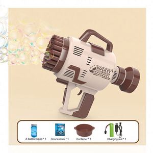 Pistola de Burbujas Automática de Camuflaje para Niños, Juguete con Luces, Nueva Mini Pistola de Aire de Burbujas Divertida - Product Image 5