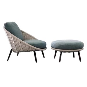Ensemble <span class=keywords><strong>de</strong></span> canapés modulaires modernes d'extérieur avec coussins à séchage rapide, 7 pièces, en rotin résistant aux UV, pour jardin, balcon, chambre et appartement - Product Image 6