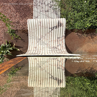 Revêtement mural 3D souple en marbre Bulgari effet colonne romaine, étanche, pour murs décoratifs et piliers de hall de villa