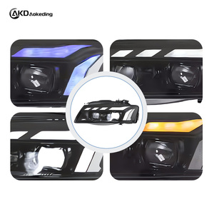 Kit de phares LED AKD pour Audi A5 2008-2012, projecteurs améliorés avec feux diurnes (DRL) pour remplacement et mise à niveau - Product Image 4