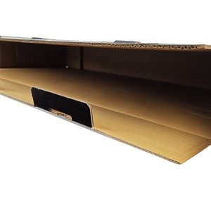 Cường độ cao các tông 5-ply sóng kích thước lớn Đóng gói hộp tùy chỉnh in đen vận chuyển lớn carton Skateboard hộp - Product Image 2