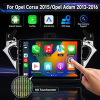 Autoradio 9 pouces IPS capacitif, audio haute résolution, caméra de recul, Android Auto pour Opel Corsa 2015 Opel Adam 2013-2016