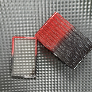 Plaque de protection arrière en TPU à paillettes dégradées 35pt pour cartes gradées, avec plaque en acrylique transparente pour PSA Slab - Product Image 4