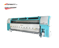 Impresora de Inyección de Tinta para Pancartas y Etiquetas de Alta Velocidad FY-UV3200AT PLUS, Ancho de Impresión de 3200 mm, 134 m²/h, Certificación CE, Tinta Solvente