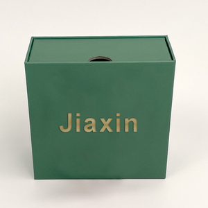 Custom Logo Rigid Paper Sliding Drawer Jewelry Packaging Box with Jewelry Insert Holder Small Gift Box - Product Image 4
