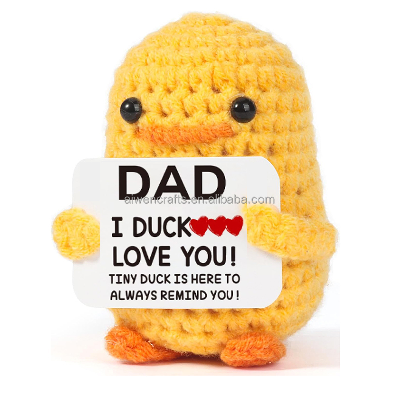 Tarjeta de papá amarillo
