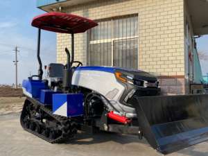 Mini tracteur à chenilles 80hp Tracteur agricole multifonctionnel avec boîte de vitesses moteur Chenille en caoutchouc de Chine Puissance nominale 25hp 50hp - Product Image 3