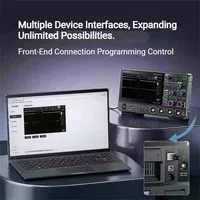 Osciloscopio Digital FNIRSI DPOF1204, 4 Canales, 200MHz, 1GSa/s, 7Mpts, Pantalla Táctil de 7 Pulgadas, Alta Frecuencia de Actualización, de Sobremesa