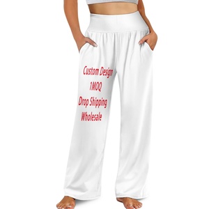Puakenikeni stampa floreale <span class=keywords><strong>pantaloni</strong></span> larghi donna <span class=keywords><strong>pantaloni</strong></span> Hawaii con tasche elastici vita alta su misura Casual <span class=keywords><strong>Palazzo</strong></span> <span class=keywords><strong>pantaloni</strong></span> - Product Image 6