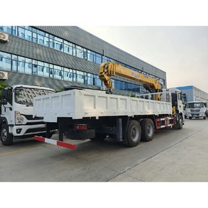 รถบรรทุกติดเครนไฮดรอลิกแบบแขนยืดไสลด์ได้ Shacman H3000 6x4 12 ตัน 14 ตัน - Product Image 5
