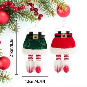 Adornos Navideños Colgantes Hechos a Mano 2025, Muñecos Decorativos Pequeños para Árbol de Navidad, Artículos de Año Nuevo para Decoraciones Colgantes - Product Image 3
