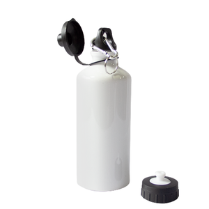 Botellas Deportivas de Aluminio Blancas para Sublimación <span class=keywords><strong>SUMEX</strong></span> PHOTO, Botella Portátil de Doble Tapa de 600 ml para Impresión por Transferencia de Calor - Product Image 3