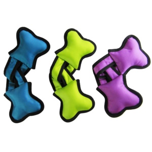 Juguete de peluche ecológico con forma de hueso para perros, material de plástico y madera novedoso para jugar y masticar productos para mascotas - Product Image 1