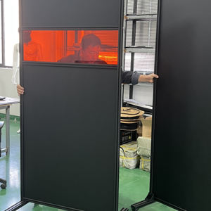 Pantallas de Protección Láser Nuevas de 0.795mx2.078m con Ventana de Visualización de Seguridad para Soldadura, Corte y Limpieza Láser en Industrias y Granjas - Product Image 3