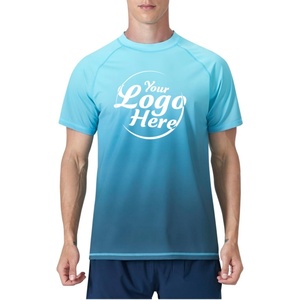 Men's Swim <b>Shirts</b> Rash Guard UPF 50+ UV Sun Protection Knitted 3D Pattern Quick Dry <b>100</b>% <b>Polyester</b> Customizable Fishing T-<b>Shirt</b> - Product Image 1