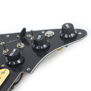 Ssh-cuộn dây tách đàn Guitar điện Pickguard hai Humbucker nhỏ + một Humbucker(9k/9K/15K)+ công tắc im lặng được tải sẵn scratchc - Product Image 3