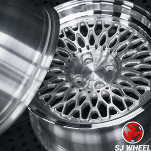 Jantes en alliage vintage SJ Classic Mesh de 17 à 24 pouces, 5x112, 5x114.3, 5x120, 6x139.7, compatibles avec <span class=keywords><strong>BMW</strong></span> E30, Rolls-Royce, jantes de rechange - Product Image 6
