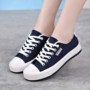 Nuove <span class=keywords><strong>scarpe</strong></span> in tela con suola spessa basse da <span class=keywords><strong>donna</strong></span> con plateau di <span class=keywords><strong>grandi</strong></span> dimensioni e caratteristiche traspiranti e leggere per l'autunno - Product Image 4