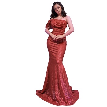slim fit dress slacks Long Sleeveless Mismatched Red Bridesmaid Dresses Wedding Guest Dress –  luladress
