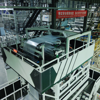 Extrudeuse de film PE/LDPE/HDPE haute vitesse à deux couches, machine de soufflage de film pour la fabrication de sacs et de films plastiques