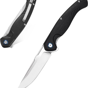 Cuchillo de Bolsillo Táctico Plegable EDC Personalizable OEM, Hoja Fija de Acero D2, Mango G10, para Camping, Caza, Defensa Personal, 1 Año de Garantía - Product Image 1