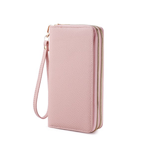 Wholesale Large Capacity Leather <b>Wallet</b> Women Long PU Leather Card Holder Women Clutch Long Womens Wristlet <b>Wallet</b> - Product Image 4