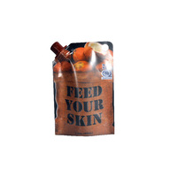 Sachet d'emballage en film d'aluminium autoportant avec bec verseur pour lotion, jus, purée, porridge de riz pour bébé, vinaigre de fruits, de qualité alimentaire