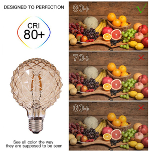Trang trí LED bóng đèn dây tóc <span class=keywords><strong>G95</strong></span> 4 Wát dứa <span class=keywords><strong>Dimmable</strong></span> LED Edison bóng đèn công nghiệp trang trí đèn 110V/220V CE PSE RoHS - Product Image 3