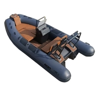 Bateau gonflable en PVC de 14 pieds 430 en aluminium pour la pêche de 4 mètres de long