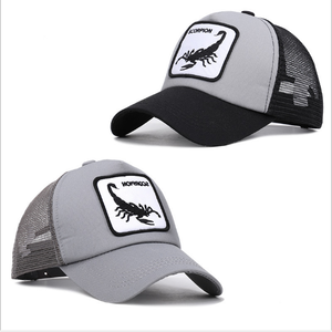De moda de malla gorra de béisbol Unisex escorpión tapas las mujeres y los hombres del casquillo - Product Image 6