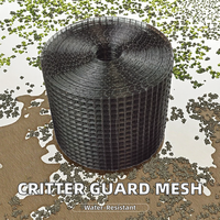 Rouleau de protection anti-nuisibles haute sécurité de 8 pouces x 100 pieds, en maille d'acier soudée, avec cadre métallique enduit de PVC écologique, pour la protection des panneaux solaires