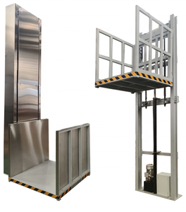 Elevador de carga vertical hidráulico de fábrica de almacén de plataforma elevadora de carga de 1000kg - Product Image 1