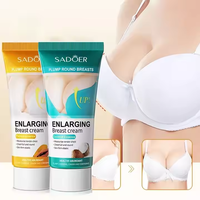 Crème d'augmentation mammaire SADOER à l'essence naturelle de noix de coco et de papaye, la plus vendue, pour un effet liftant et raffermissant, format L