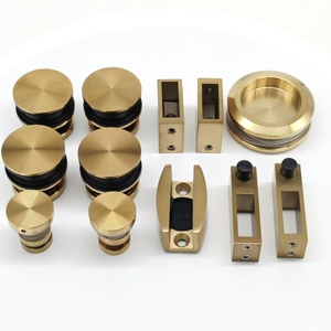 Une <span class=keywords><strong>porte</strong></span> coulissante et un panneau fixe noir mat pour 5/16 "à 3/8" (8 à 10mm) <span class=keywords><strong>Kit</strong></span> <span class=keywords><strong>de</strong></span> rouleaux <span class=keywords><strong>de</strong></span> <span class=keywords><strong>porte</strong></span> coulissante en verre <span class=keywords><strong>de</strong></span> <span class=keywords><strong>douche</strong></span> - Product Image 4